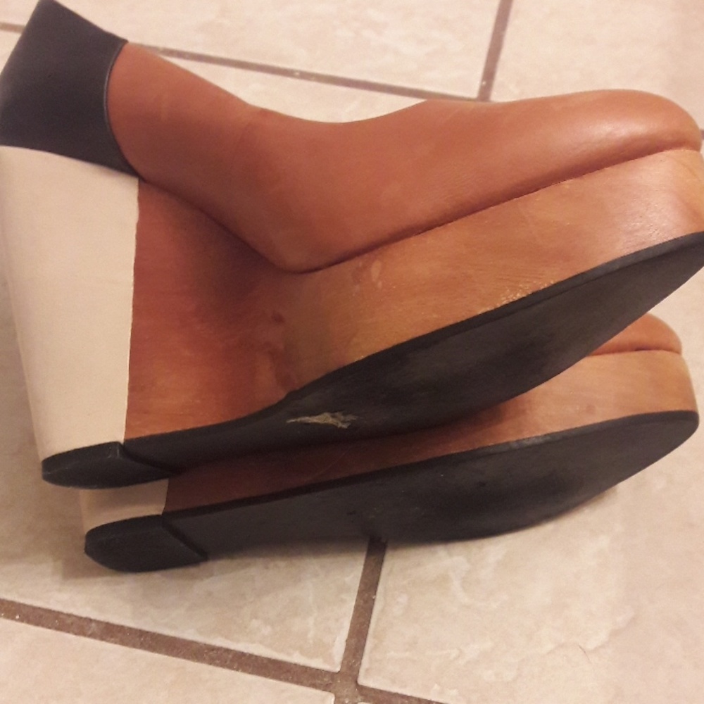Aldo/ Color Block/ Wood/ Wedge Heels - Picture 8 of 8